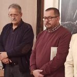 Predsednik opštine Bogatić Milan Damnjanović na izložbi umetničkih dela stvorenih na 24 likovnoj koloniji Sovljak 2022